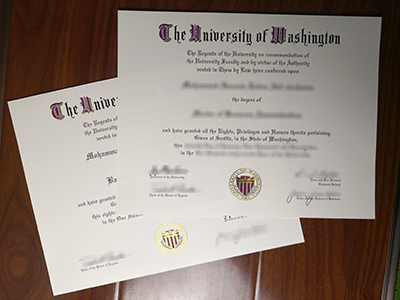 University of Washington diploma