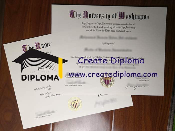 University of Washington diploma