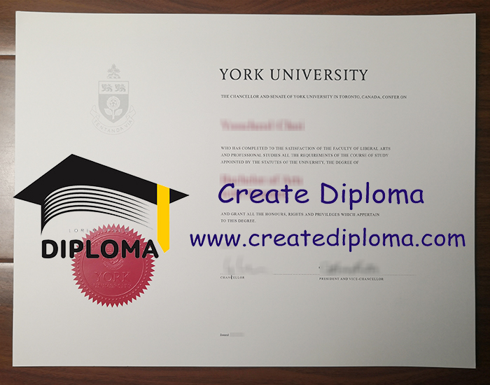 York University diploma