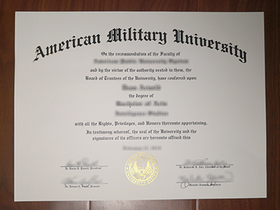 American Military University diploma