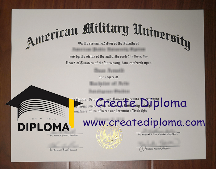 American Military University diploma