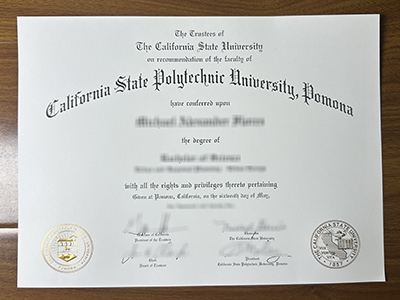 California State Polytechnic University Pomona diploma