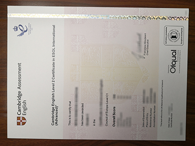 Cambridge CAE Certificate