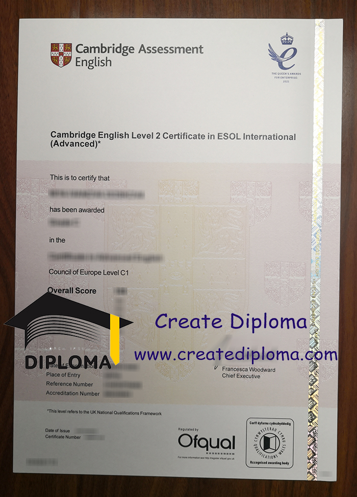 Cambridge CAE Certificate