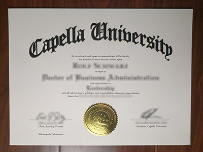 Capella University diploma