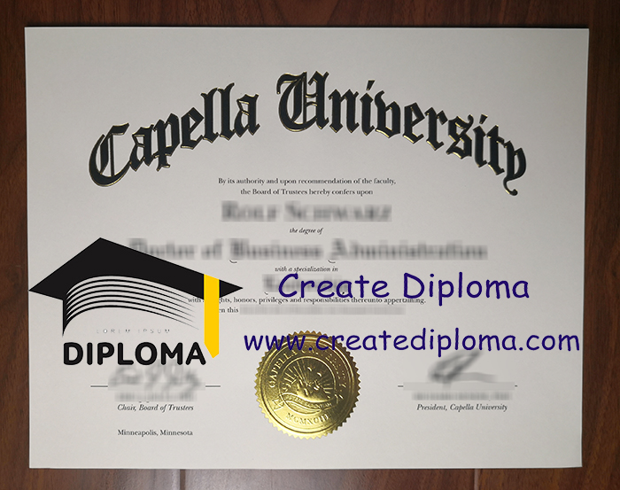 Capella University diploma