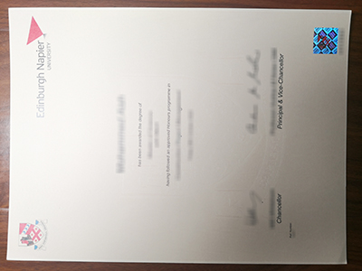 Edinburgh Napier University diploma