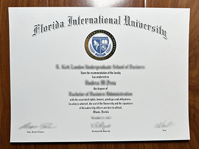 Florida International University diploma