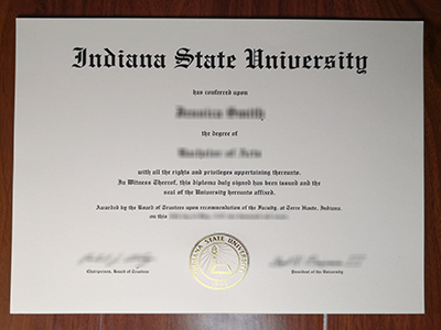 Indiana State University diploma