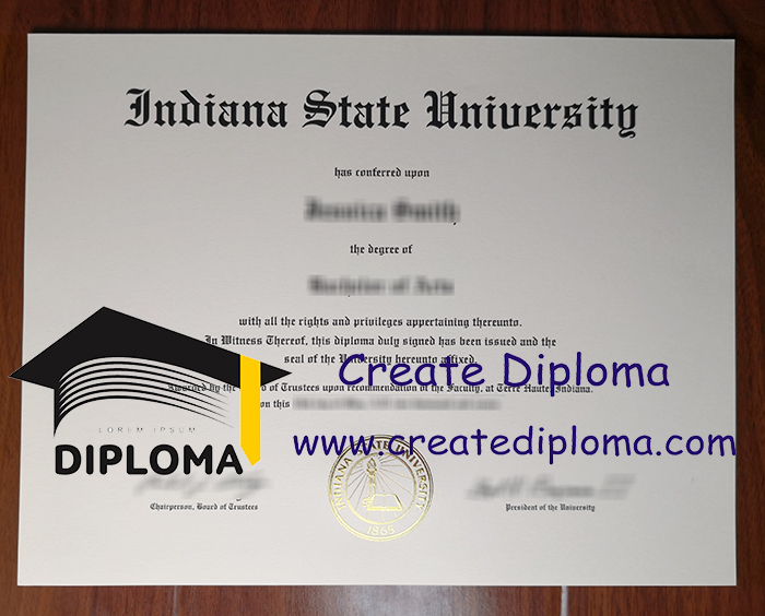 Indiana State University diploma