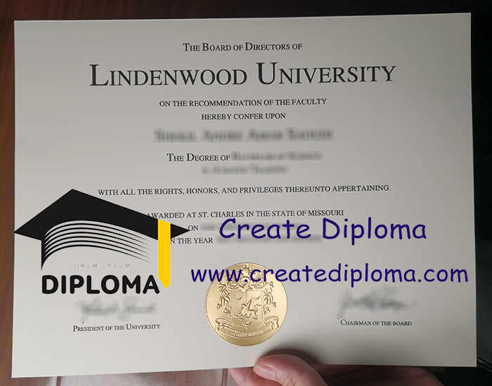 Lindenwood University diploma