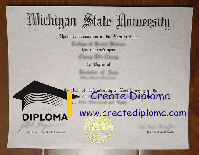 Michigan State University diploma
