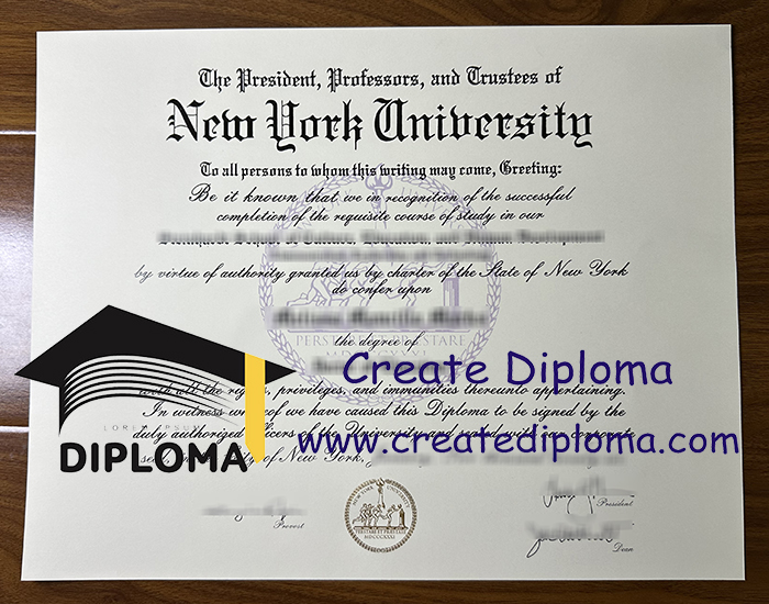New York University diploma