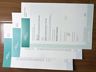 Saxion University of Applied Sciences diploma and transcript