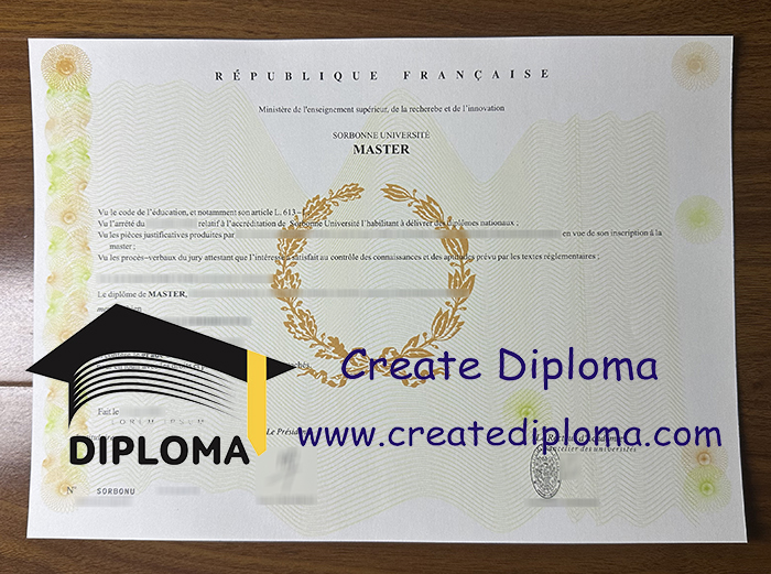 Sorbonne Université diploma