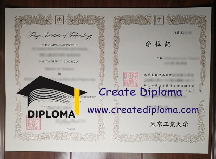 Tokye Institute of Technology diploma