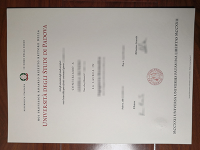 Università degli Studi di Padova diploma