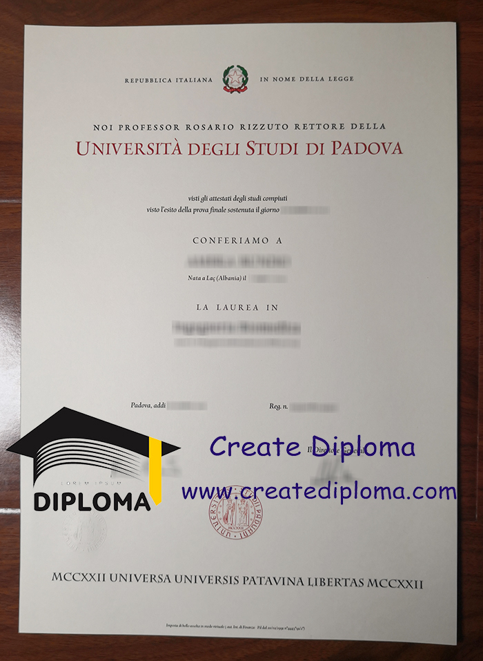Università degli Studi di Padova diploma