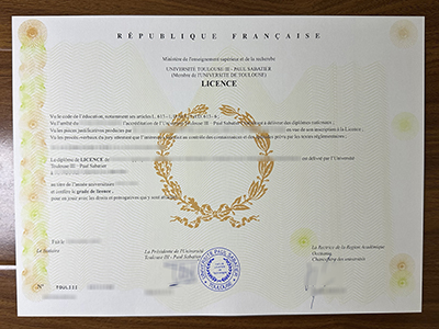 Universite Toulouse III - Paul Sabatier diploma