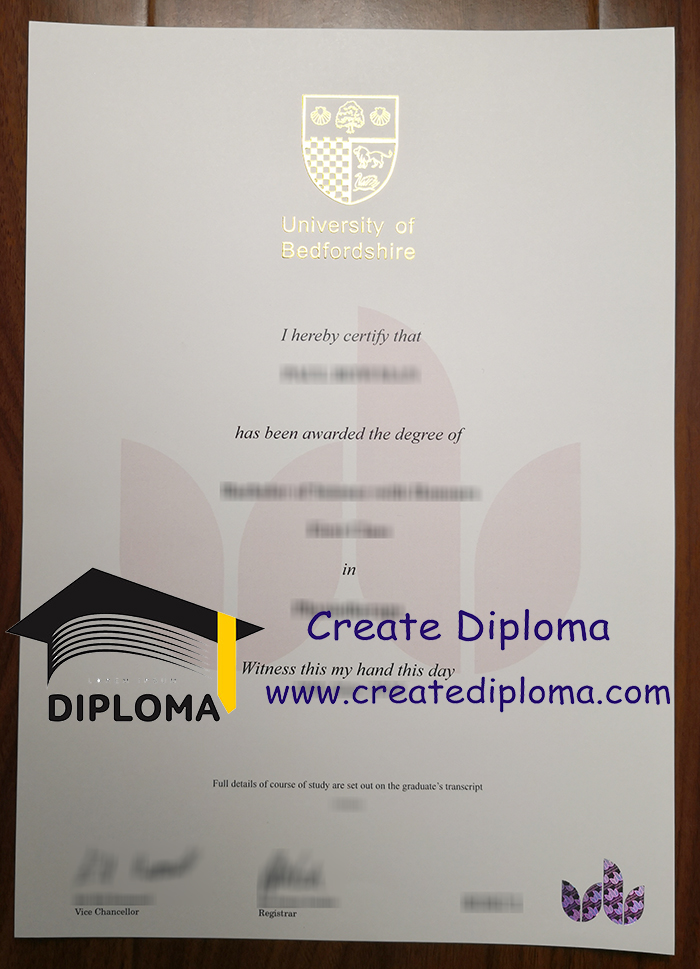 University of Bedfordshire diploma