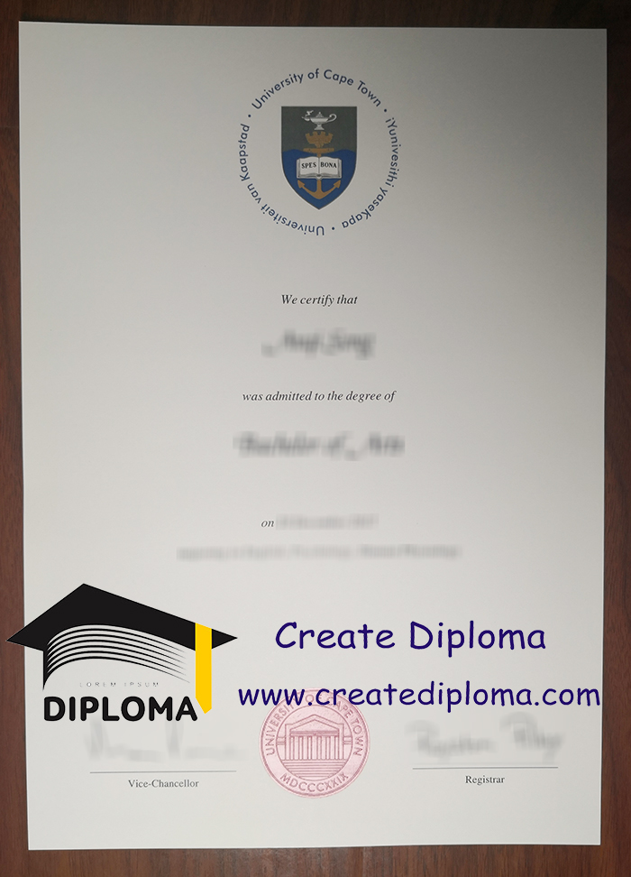 University of Cape Town diploma