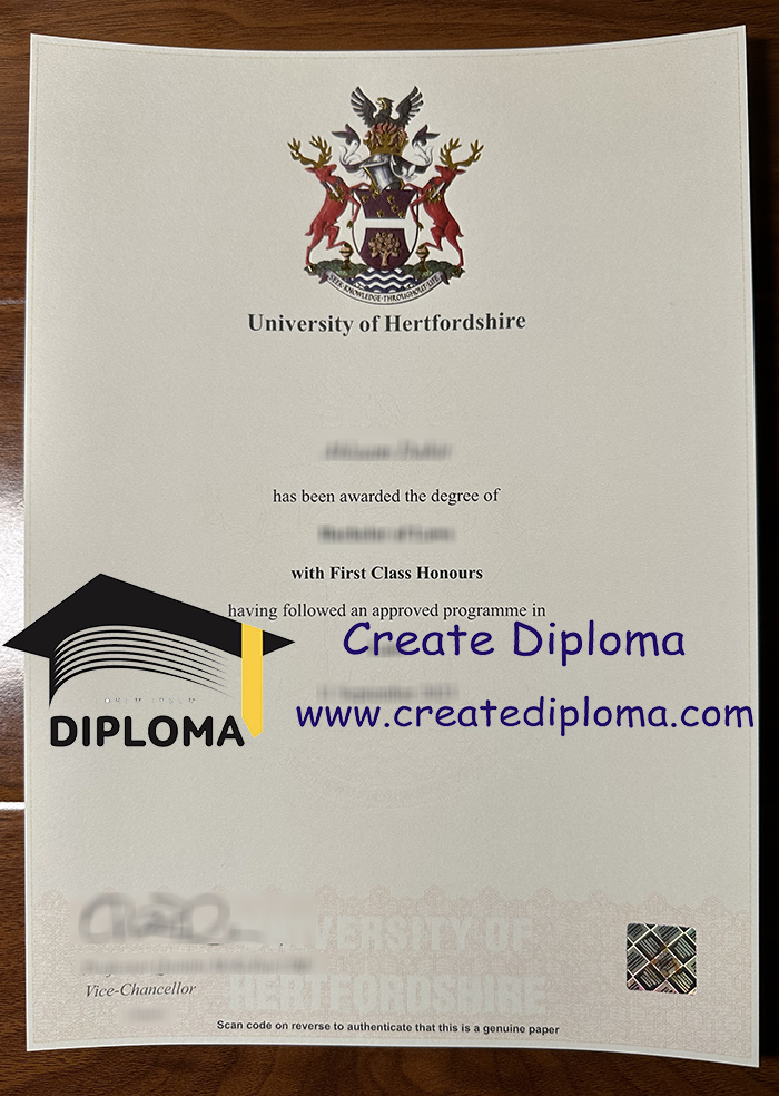 University of Hertfordshire diploma