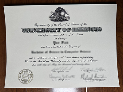 University of Illinois diploma