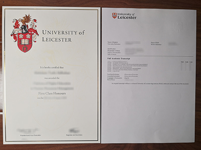University of Leicester diploma and transcript