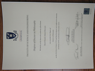 University of Liverpool degree