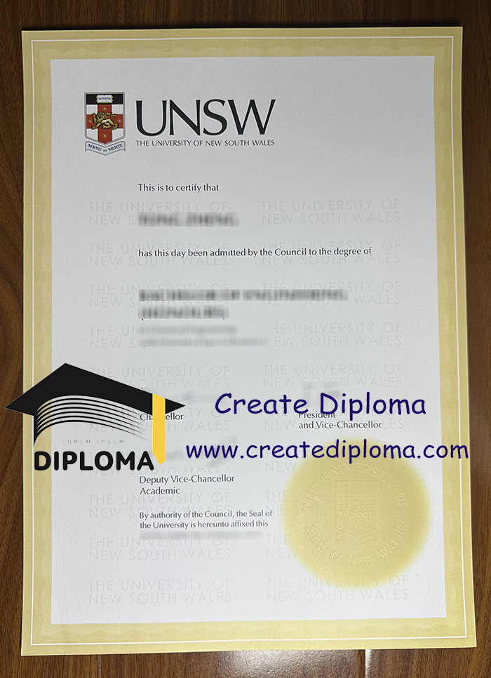 University of New South Wales diploma