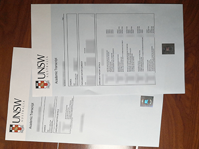 University of New South Wales transcript