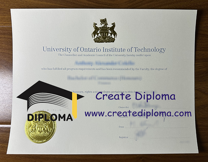 University of Ontario Institute of Technology diploma