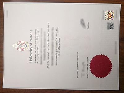 University of Pretoria diploma