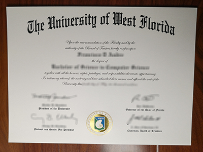University of West Florida diploma
