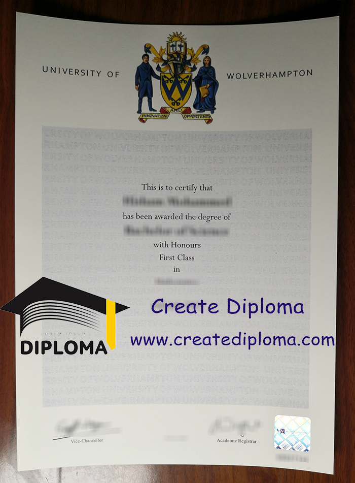 University of Wolverhampton diploma