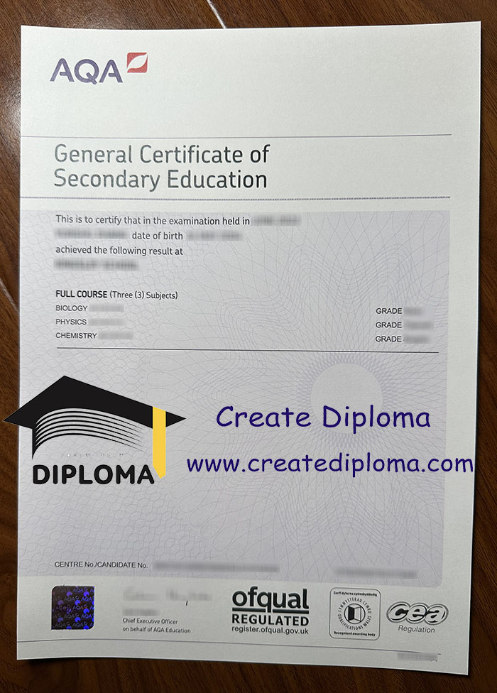 AQA GCSE diploma