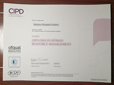 CIPD certificate