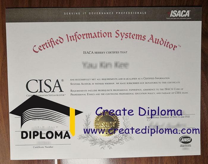 CISA certificate