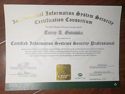 CISSP certificate