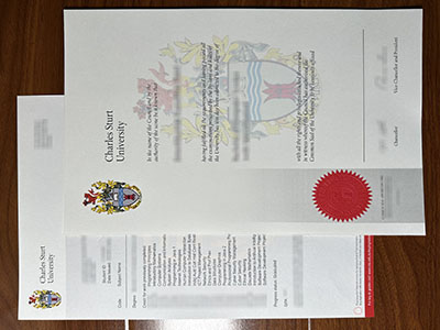 Charles Sturt University diploma and transcript