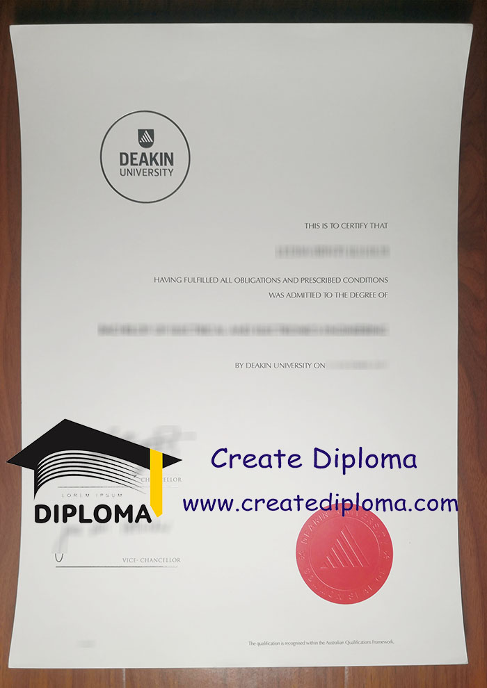 Deakin University diploma
