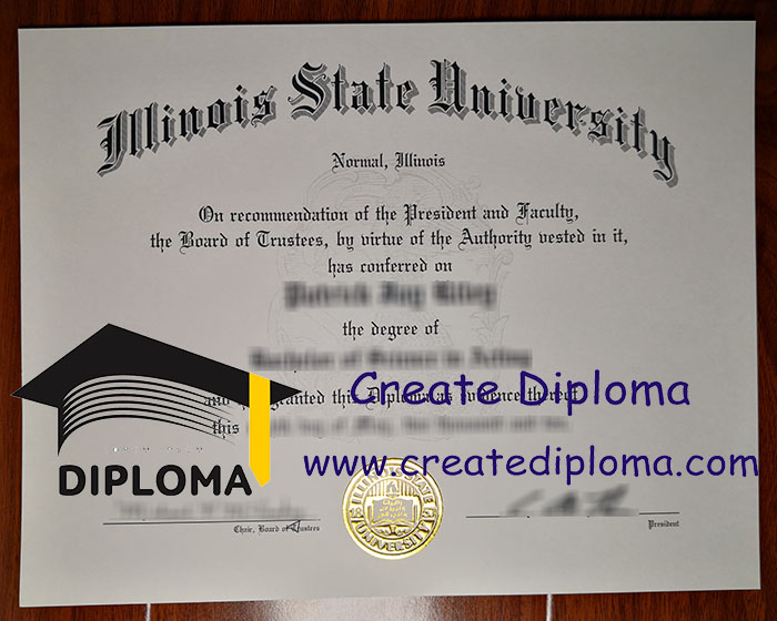 Illinois State University diploma