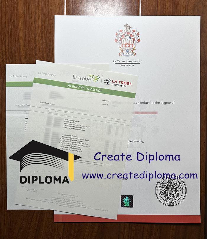 La Trobe University diploma and transcript