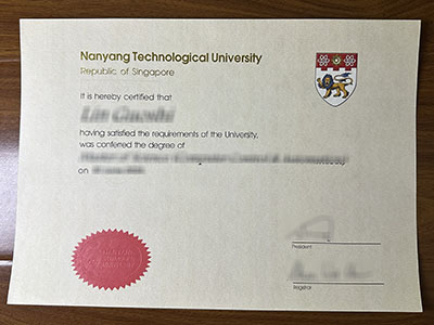 Nanyang Technological University diploma