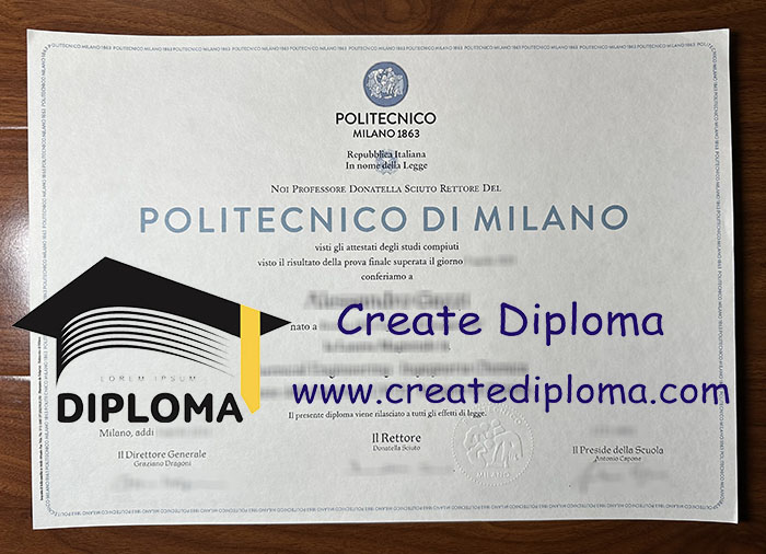 Politecnico di Milano degree