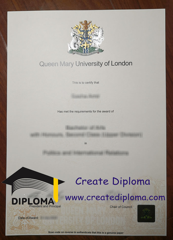 Queen Mary University of London diploma