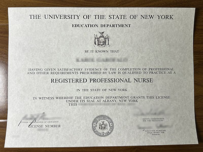 Registered Professional Nurse certificate