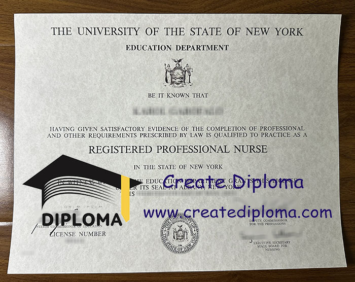 Registered Professional Nurse certificate