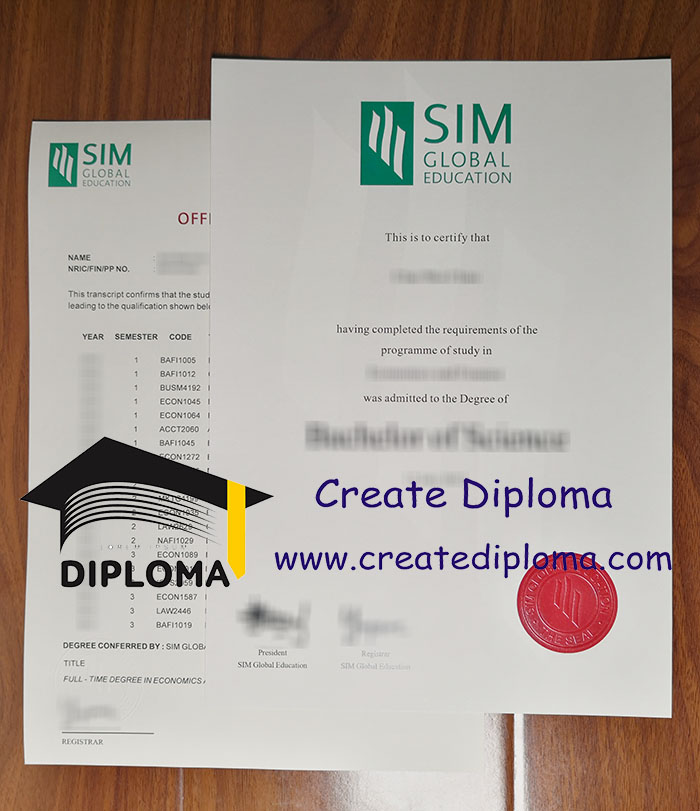 SIM Global Education diploma