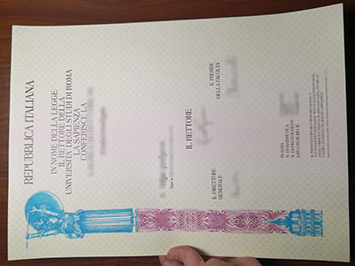 Sapienza Università di Roma diploma